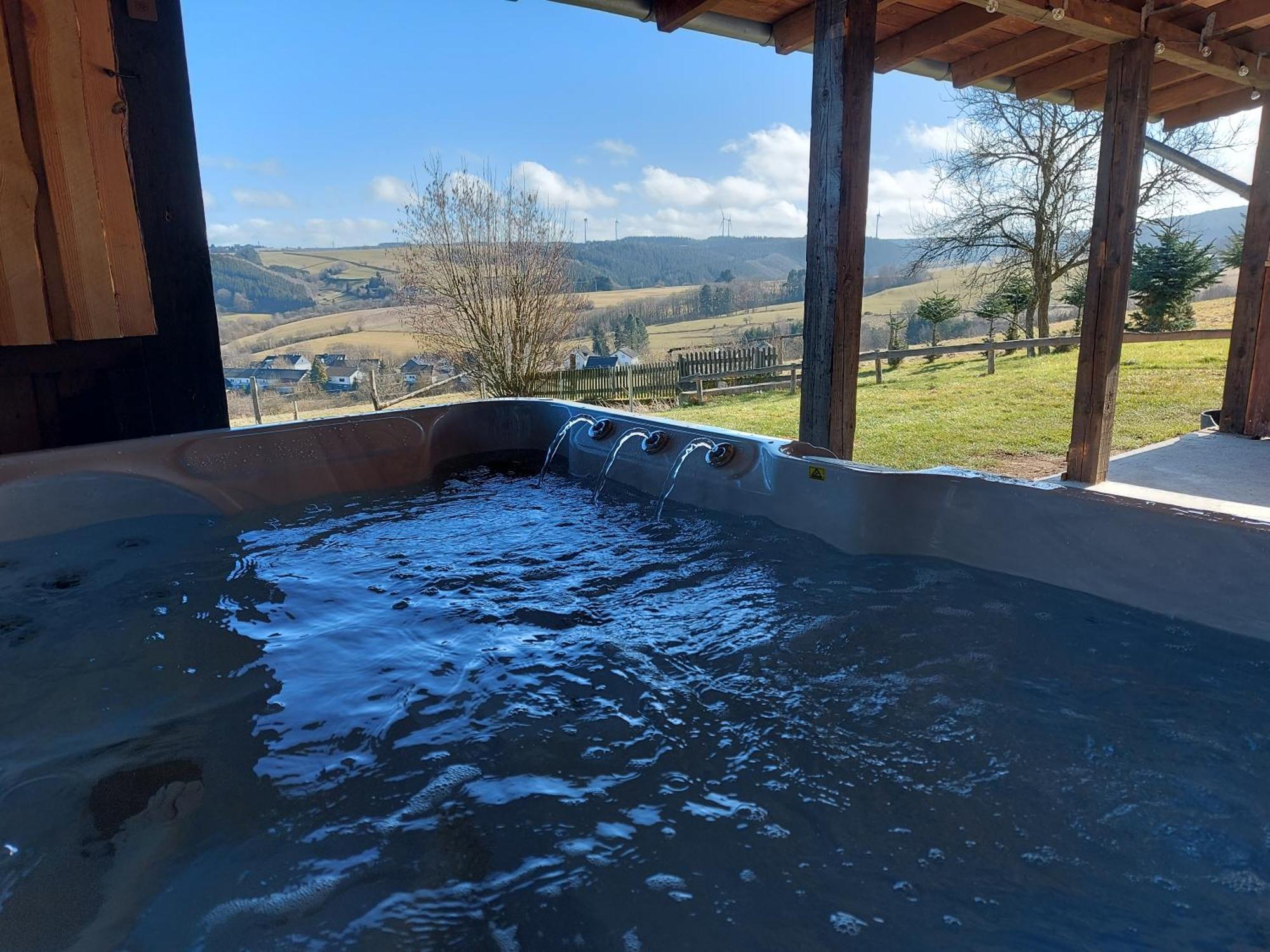 הלנתאל Ferienhaus Hescheld With Private Jacuzzi מראה חיצוני תמונה