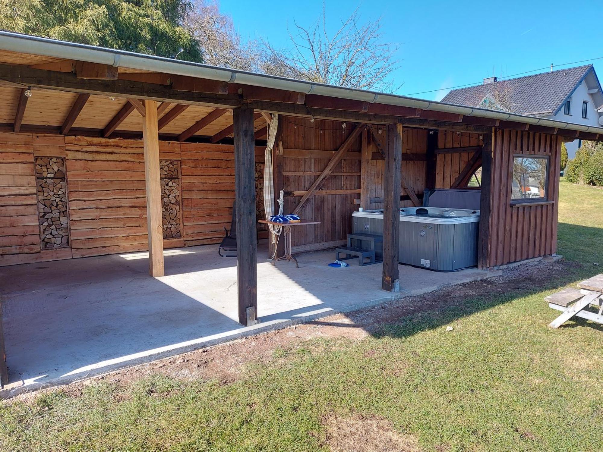 הלנתאל Ferienhaus Hescheld With Private Jacuzzi מראה חיצוני תמונה